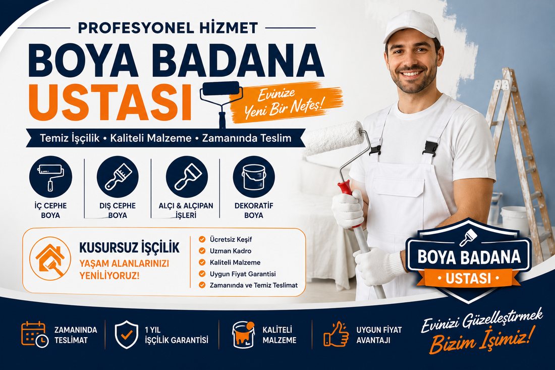 Gaziemir boya badana ustası – profesyonel boyacı