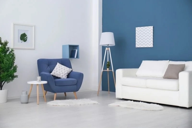 Gaziemir salon iç cephe boyama örneği